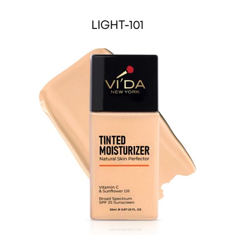 Vi'da New York Tinted Moisturizer with Vitamin C & Sunflower Oil, SPF 25, 20ml, 101 Light