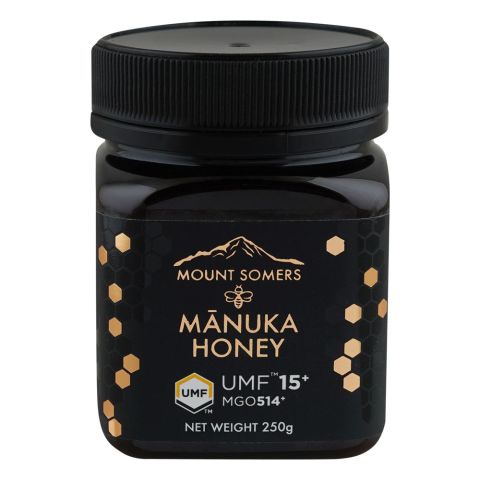 Mount Somers Manuka Honey UMF 15+, 250g