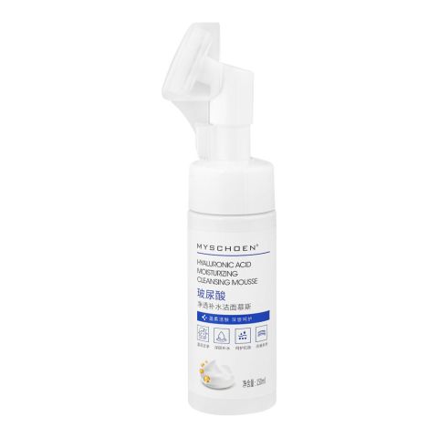 Myschoen Hyaluronic Acid Moisturizing Cleansing Face Wash Mousse, 150ml