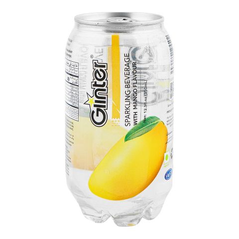 Glinter Mango Sparkling Drink Can, 350ml