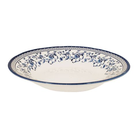 Claytan 9.2" Aster Blue Soup Pasta Deep Bowl, OC1505BS3005