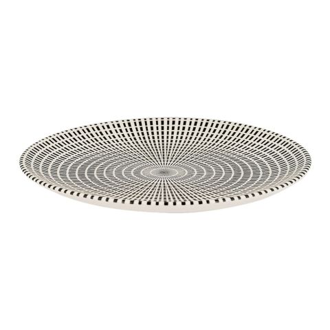 Claytan 8.3" Singapore Black Salad Plate, OC1703LS12004