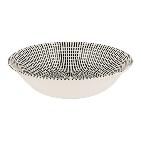 Claytan 9.2" Singapore Black Salad Bowl, OC1703LS9008