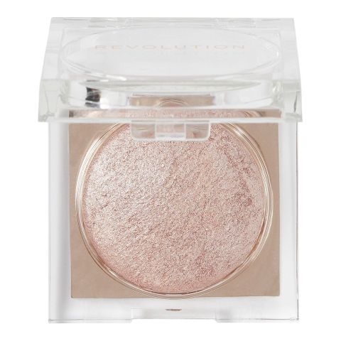 Makeup Revolution Beam Bright Silk Touch Highlighter, 2.45g, Rose Lustre