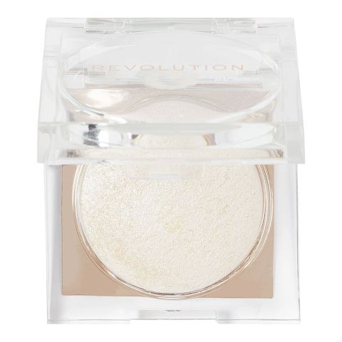 Makeup Revolution Beam Bright Silk Touch Highlighter, 2.45g, Diamond Glow