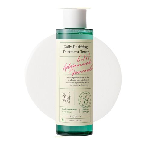 Axis-Y Daily Purifying Treatment Toner with BHA, Salicylic Acid & Centella, Pore Care, Oil Control, 80ml