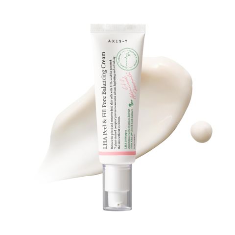 AXIS-Y LHA Peel & Fill Pore Balancing Cream Moisturizer, Blackhead Remover, Pore Minimizer, 50ml