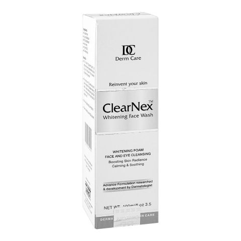 Clearnex Whitening Face Wash, For All Skin Types, 100ml