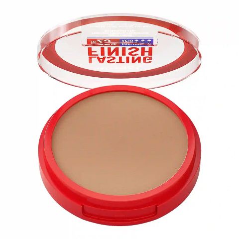 Rimmel Lasting Finish 25H Compact Powder Foundation with Hyaluronic Acid, Matte Finish, SPF20, 008 Soft Beige
