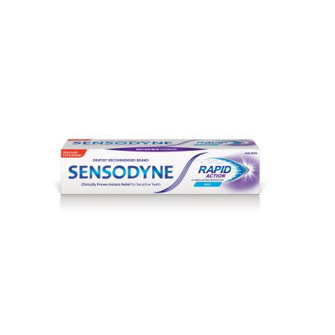 Sensodyne Rapid Action &amp; Long Lasting Protection Mint Toothpaste, 100g