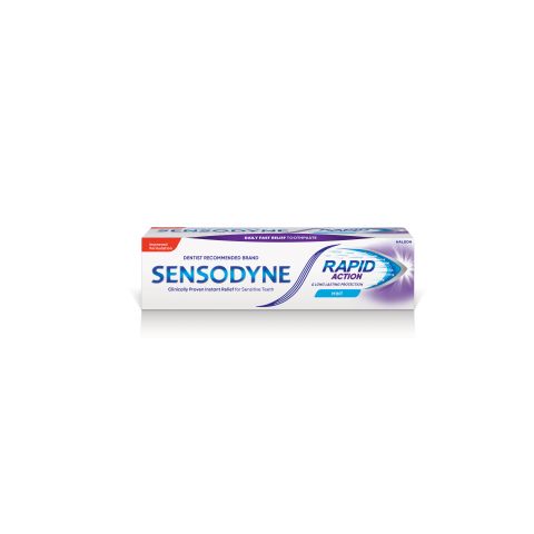 Sensodyne Rapid Action &amp; Long Lasting Protection Mint Toothpaste, 70g
