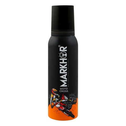 Markhor Moto Cross Deodorant Body Spray (No-Gas), For Men, 120ml