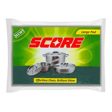 Score Kitchen Green Scourer, Large Pad, 1-Pack