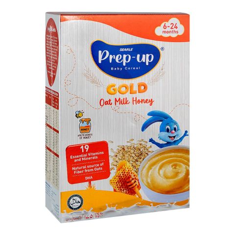 Searle Prep-Up Baby Cereal Gold with Oat, Milk & Honey, 175g