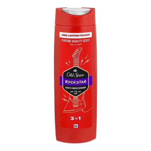 Old Spice Rock Star 3in1 Body-Hair-Face Wash, 400ml