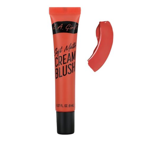 L.A. Girl Soft Matte Cream Blush, 8ml,  GBL445 Hot Shot