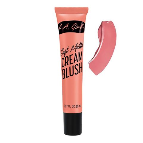 L.A. Girl Soft Matte Cream Blush, 8ml,  GBL441 Rosebud