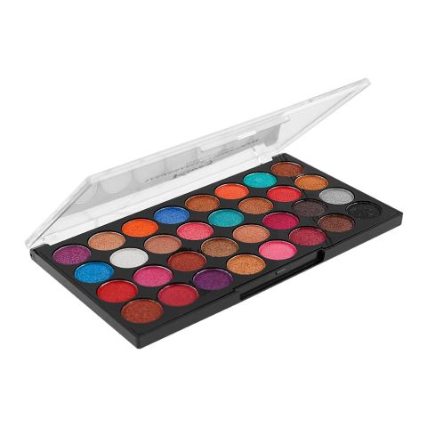 Rivaj UK Makhmali Eyeshadow Palette, 32 Shades, No. 02