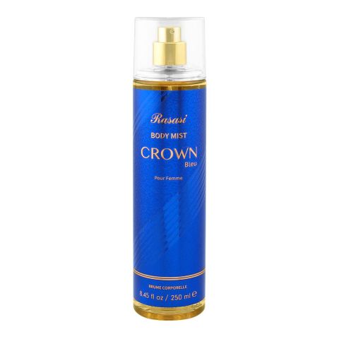 Rasasi Crown Bleu Body Mist, For Women, 250ml