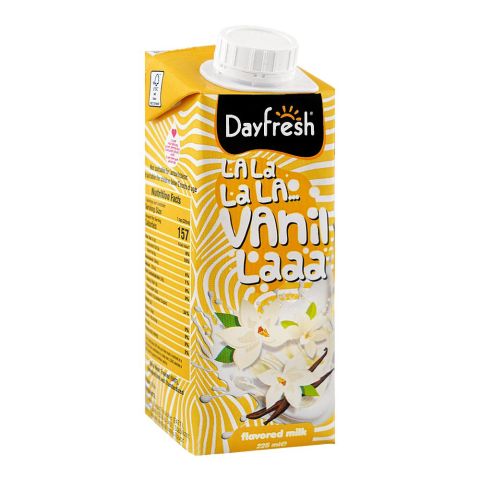 Day Fresh Vanilla Flavored Milk, Tetra Pack, 225ml