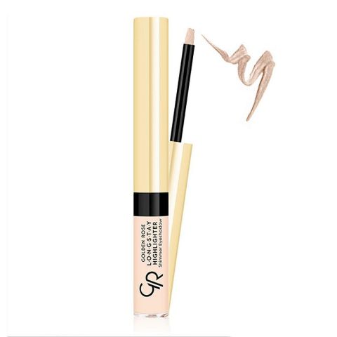 Golden Rose Long stay Highlighter Shimmer Eyeshadow, 2.1ml, No. 01
