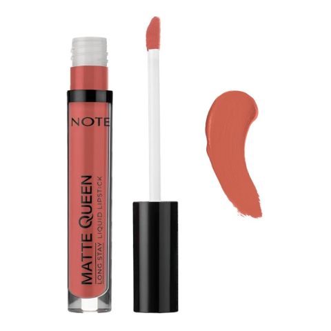 J. Note Matte Queen Long Stay Liquid Lipstick, 4ml, 24 Ravishing Rose