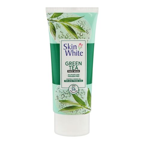 Skin White Green Tea Face Wash, Sulphate & Paraben Free, For Acne Prone Skin, 100g