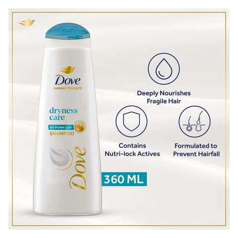 Dove Dryness Care Bio-Protein Care Shampoo, 360ml
