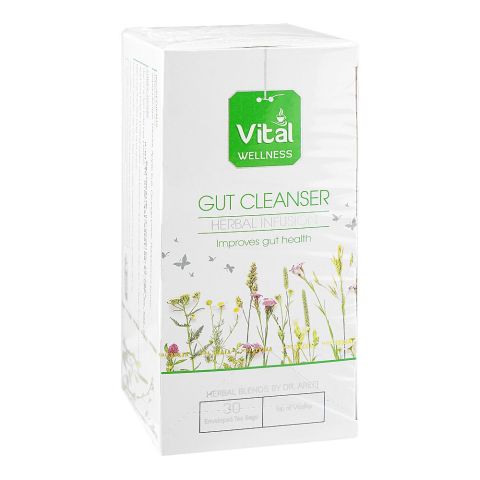 Vital Gut Cleanser Enveloped Tea Bags, 30-Pack