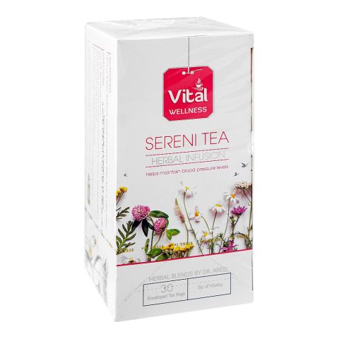 Vital Sereni Tea Enveloped Tea Bags, 30-Pack