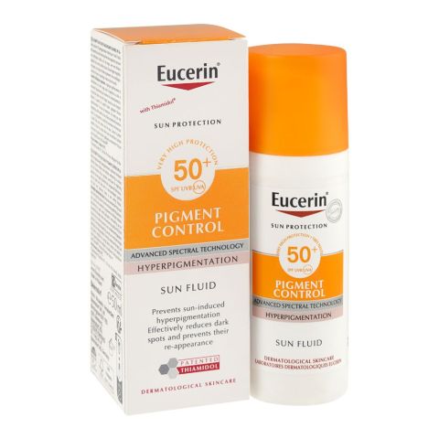 Eucerin Pigment Control Sun Fluid, Prevents Hyperpigmentation, SPF50+, 50ml