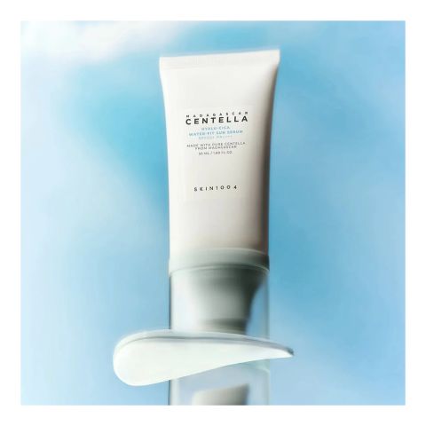 Skin1004 Madagascar Centella Hyalu-Cica Water-Fit Sun Serum Sunscreen, SPF50+, PA++++, 50ml