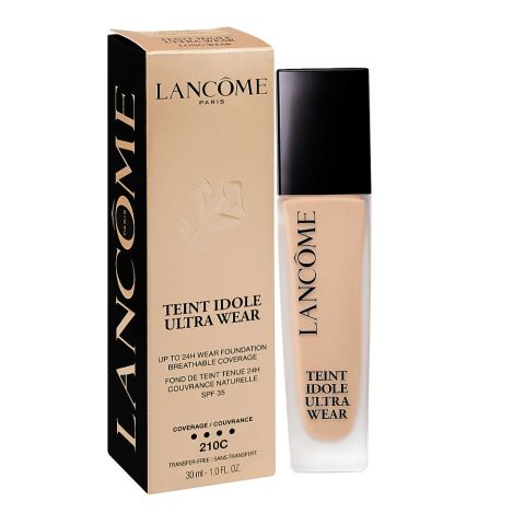 Lancome Paris Teint Idole Ultra Wear Liquid Foundation, SPF-35, Transfer-Free, 30ml,  210C 010 Beige Porcelaine