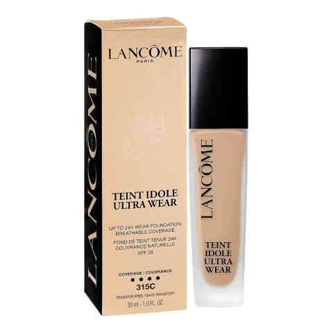Lancome Paris Teint Idole Ultra Wear Liquid Foundation, SPF-35, Transfer-Free, 30ml,  315C 03 Beige Diaphane