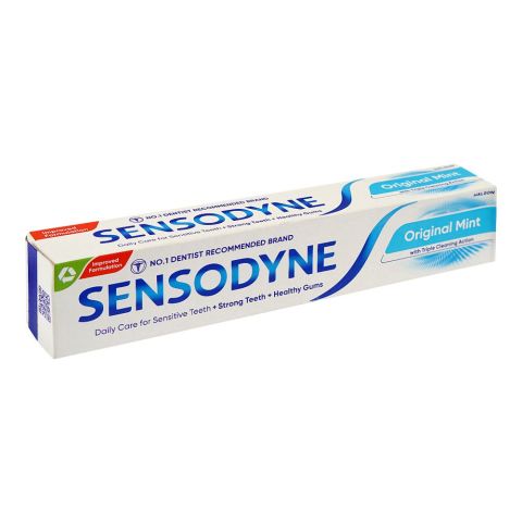 Sensodyne Original Mint with Triple Cleaning Action Toothpaste, 75ml