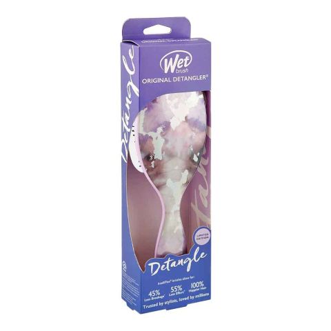 Wet Brush Original Detangler Hair Brush, Water Color Tie Dye-Iris, BWR830WATIR