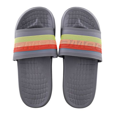 Bata Men's Rubber Slide Slippers, Red & Black, 8712072