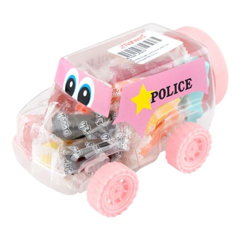 UBS Kids Dough Cute Police Jeep Clay Jeep Shaped, Pink, 8713
