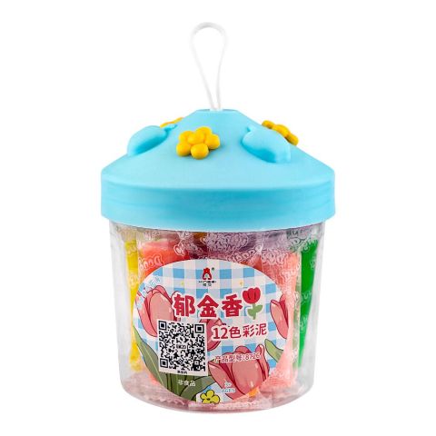 UBS Cute Bucket Kids Dough Clay, Blue, 8726