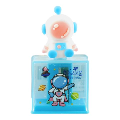 UBS Space Adventure Double Layer Pencil Sharpener, Blue, 1-Pack, 3711