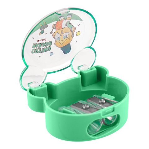 UBS Crying Prade Pencil Sharpener, Green, 1-Pack, 103