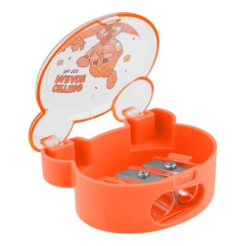 UBS Crying Prade Pencil Sharpener, Orange, 1-Pack, 103