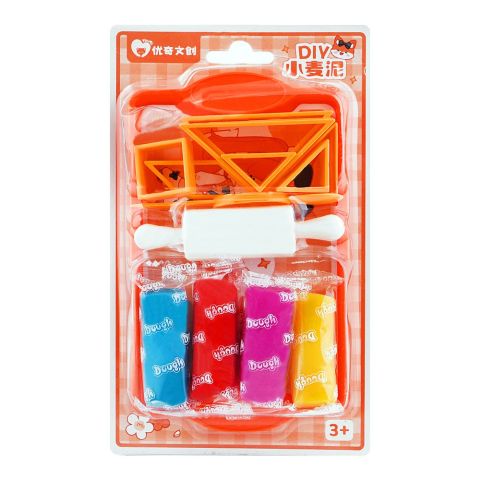 UBS Kids Dough Clay Set 16 Pcs, Orange, 170