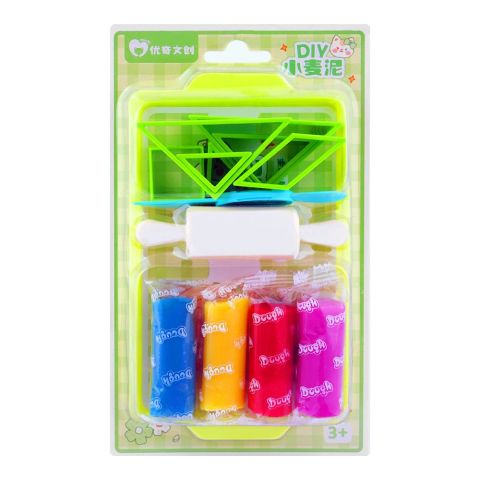 UBS Kids Dough Clay Set 16 Pcs, Green, 170