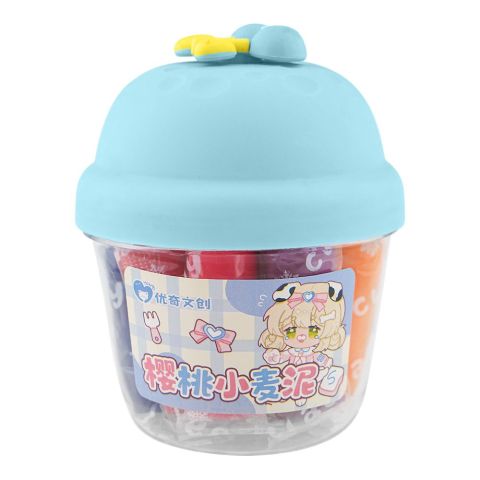 UBS Cute Bucket Kids Dough Clay, Blue, 127