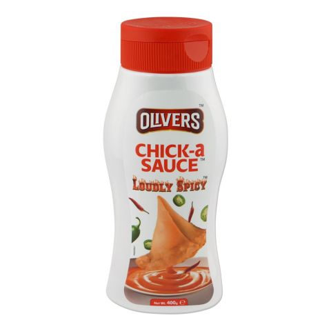 Oliver's Chick-A Sauce Loudly Spicy, 400g