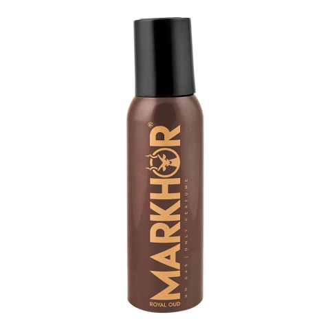 Markhor Blanc Royale Oud No Gas Body Spray, For Men, 120ml