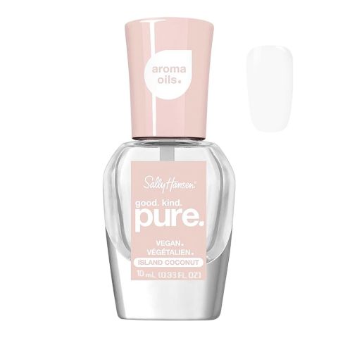 Sally Hansen Good. Kind. Pure Vegan Nail Polish, 10ml, 015 Island Coconut
