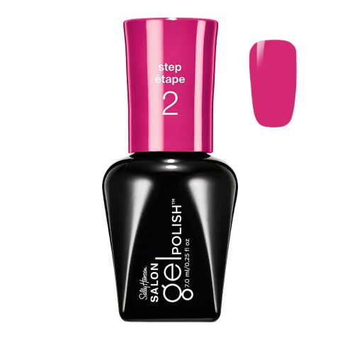 Sally Hansen 2 Step Salon Gel Nail Polish, 4ml, 210 Back To The Fuchsia