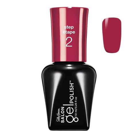 Sally Hansen 2 Step Salon Gel Nail Polish, 4ml, 220 Red My Lips